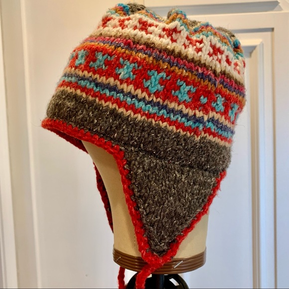 Invisible World Hand Made in Ecuador Wool‎ Hat - Picture 2 of 9